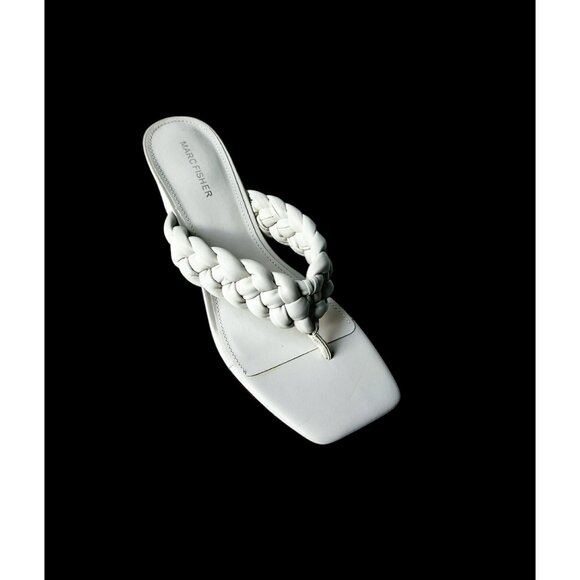 Marc Fisher Galynite Block Heel Thong Sandals - Picture 1 of 9